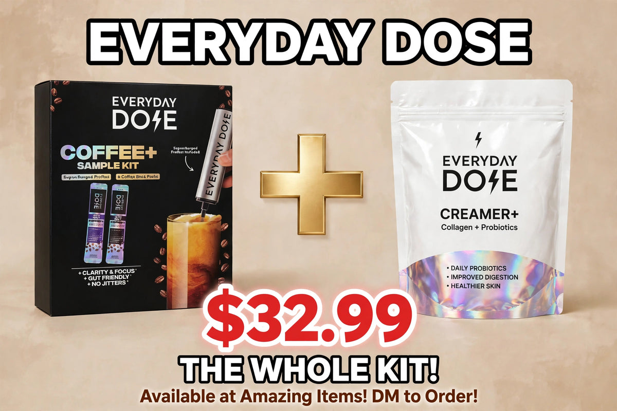 Everyday Dose Complete Kit — Coffee+ Sample Kit + Creamer+